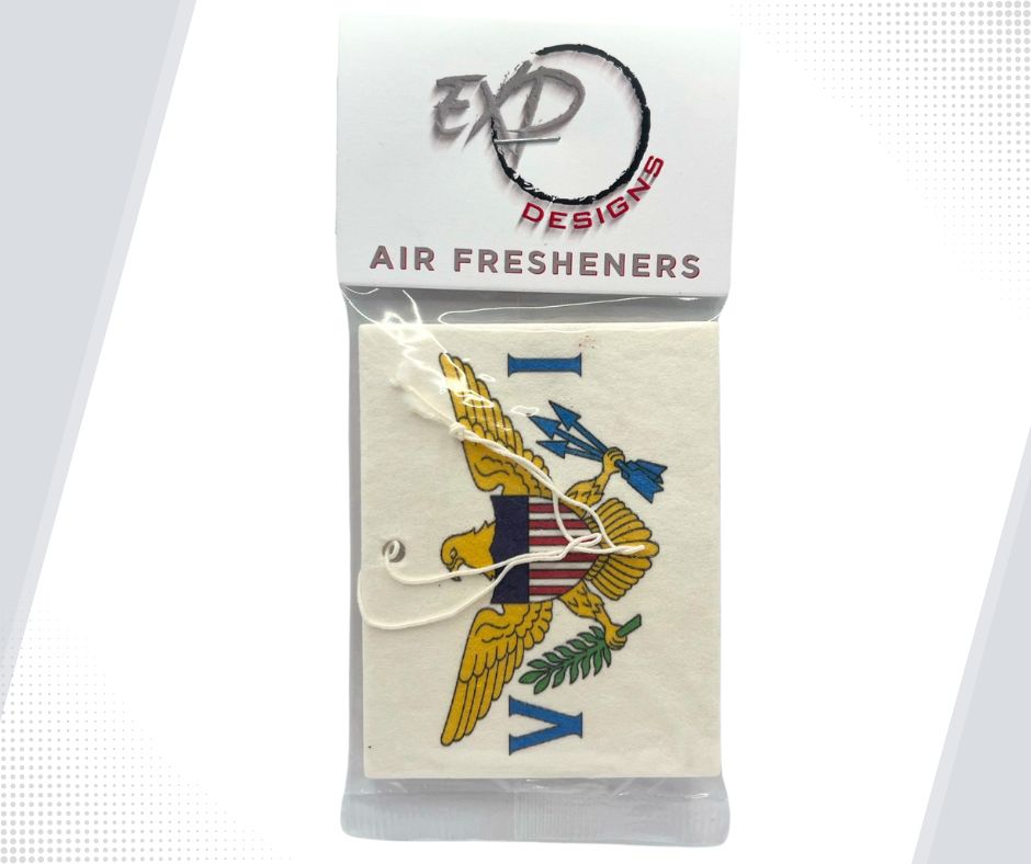 Virgin Island Flag - Car Air Freshener