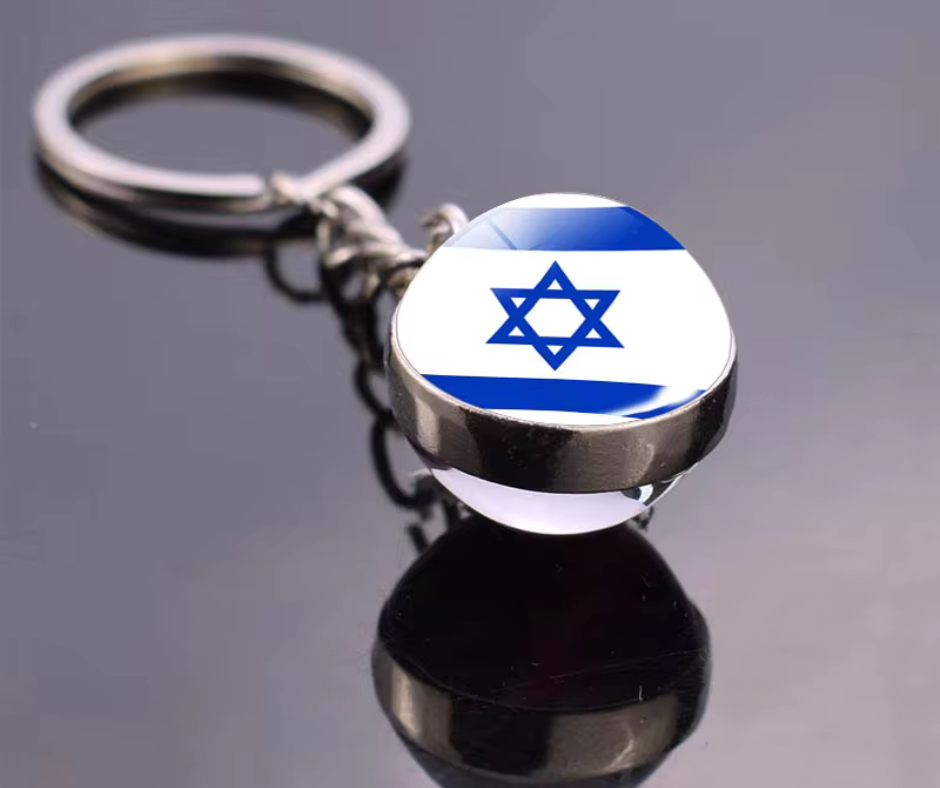 All Nation Flag - Glass Ball keychains