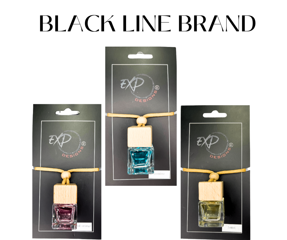 Black Line Brand Scent - Colorful Square Bottle Diffuser