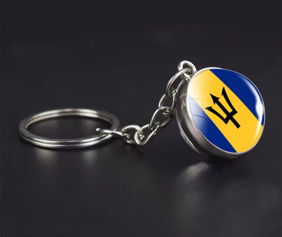 All Nation Flag - Glass Ball keychains