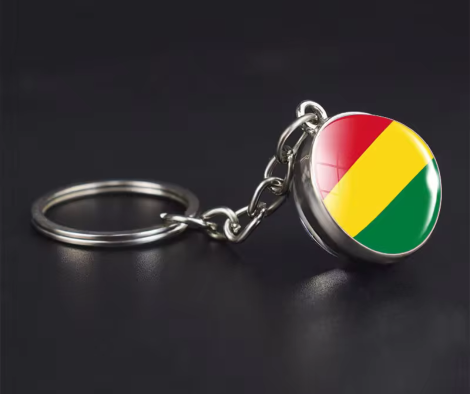 All Nation Flag - Glass Ball keychains