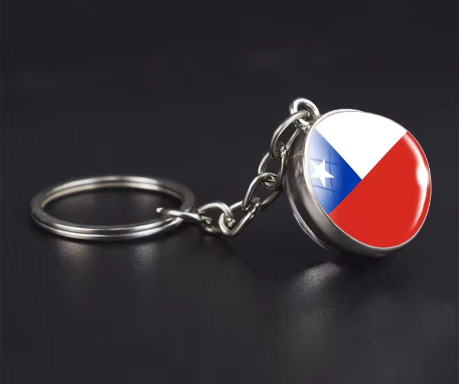All Nation Flag - Glass Ball keychains