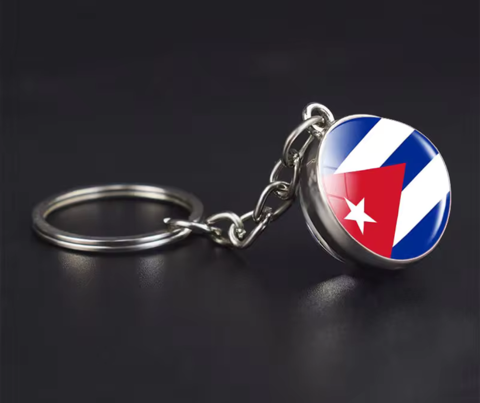 All Nation Flag - Glass Ball keychains