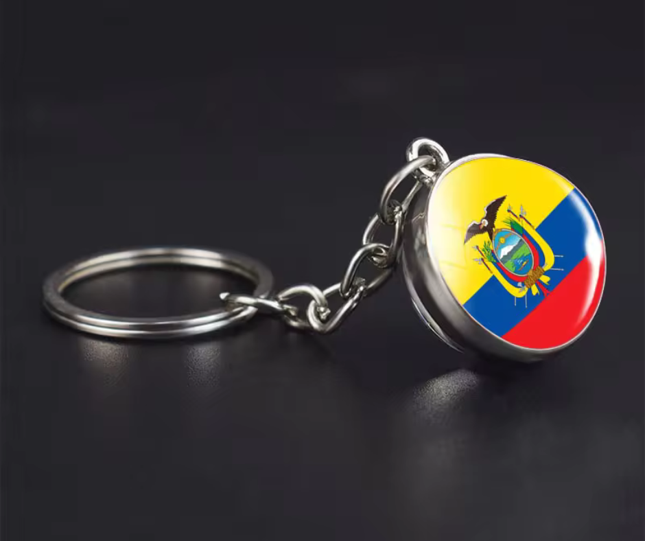 All Nation Flag - Glass Ball keychains