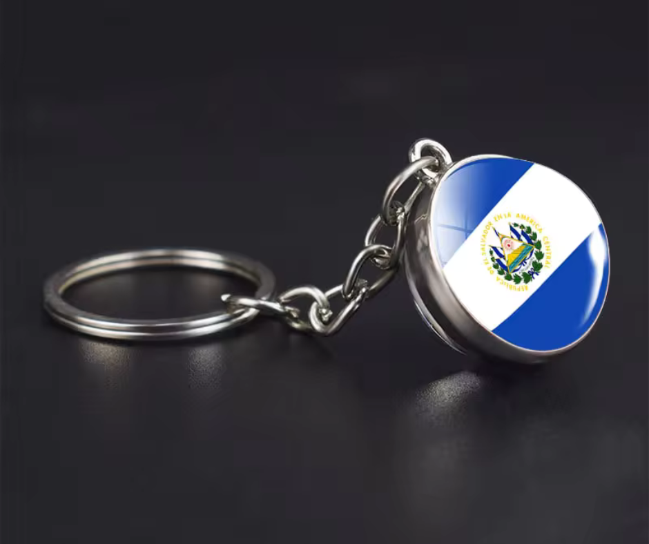 All Nation Flag - Glass Ball keychains
