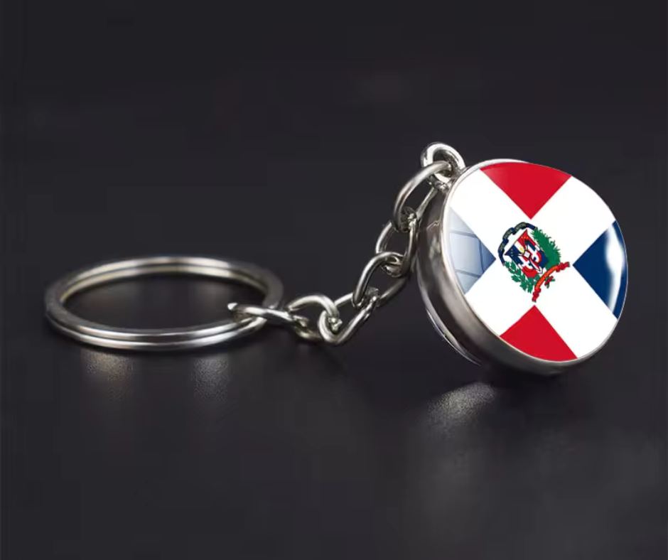 All Nation Flag - Glass Ball keychains