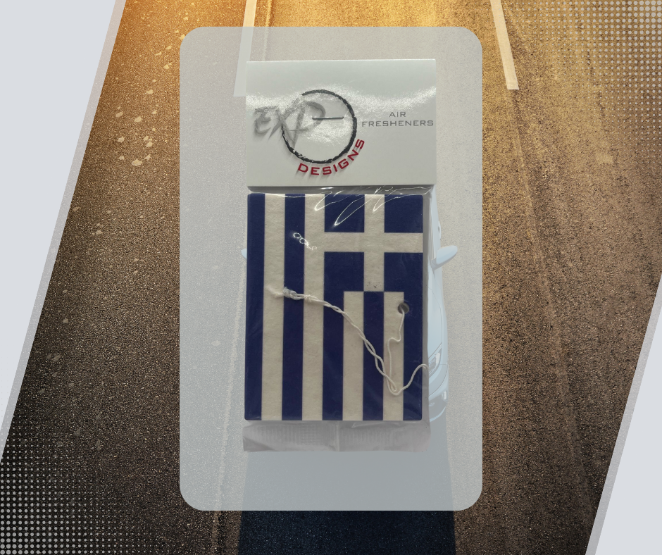 Greece Flag Freshener