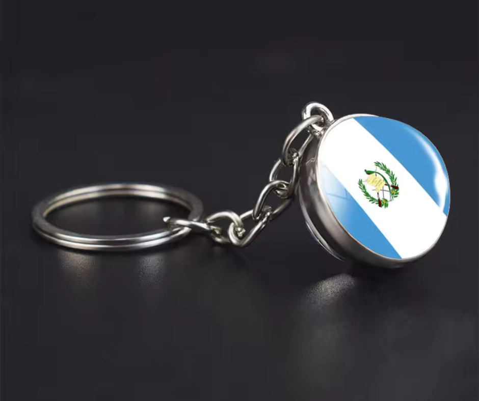 All Nation Flag - Glass Ball keychains