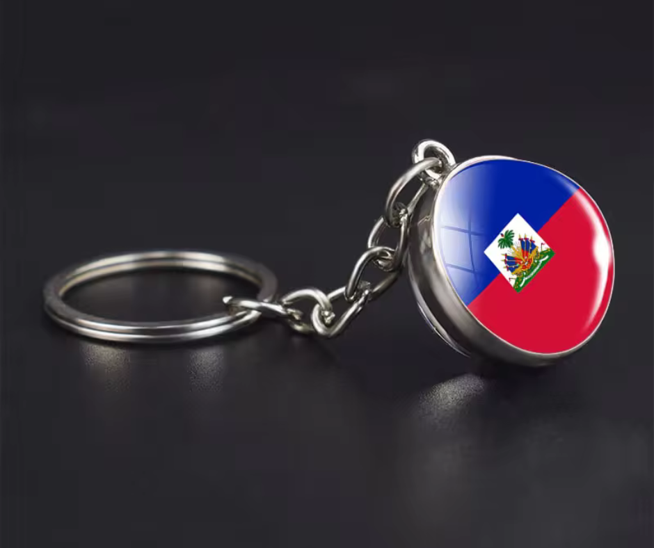 All Nation Flag - Glass Ball keychains