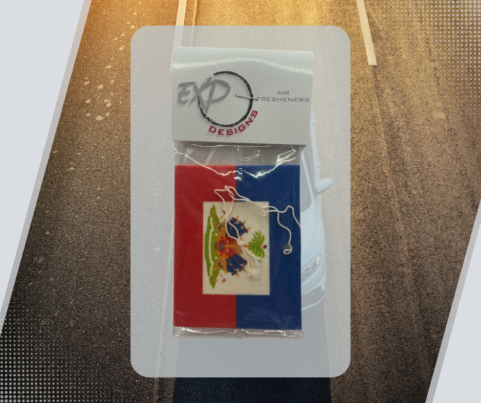 Haitian Flag Freshener