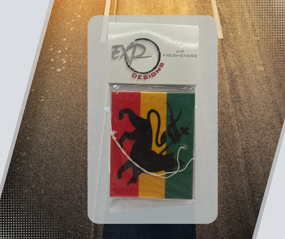 Rasta Flag Car Air Freshener