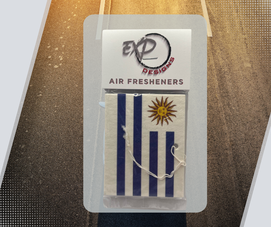 Uruguay Flag - Car Air Freshener