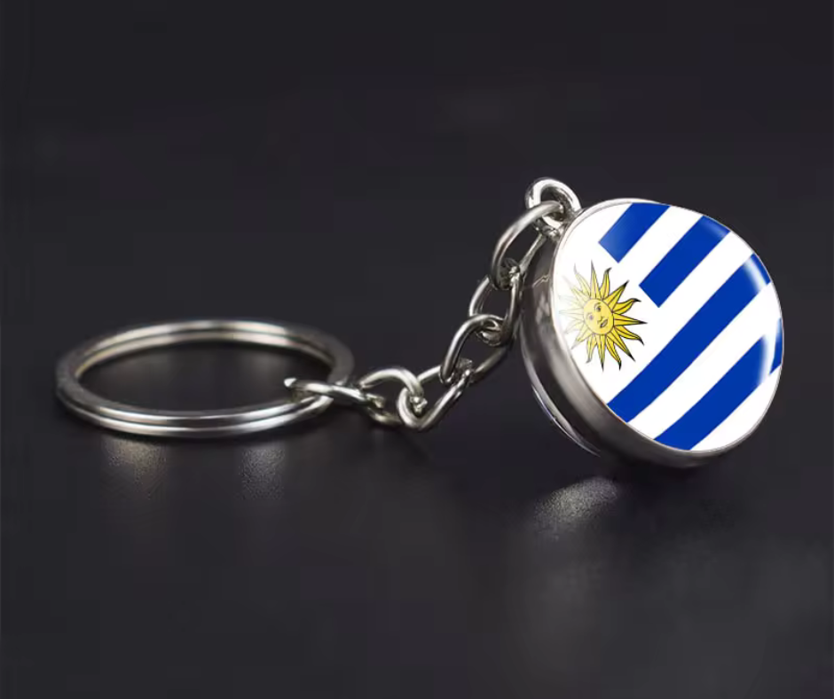 All Nation Flag - Glass Ball keychains