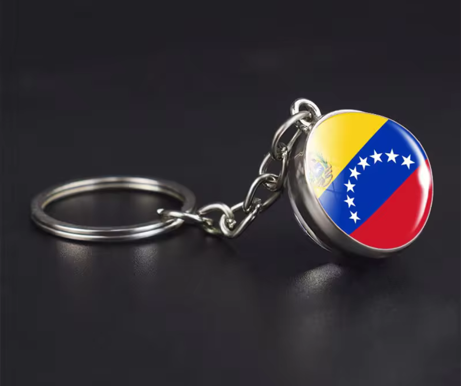All Nation Flag - Glass Ball keychains