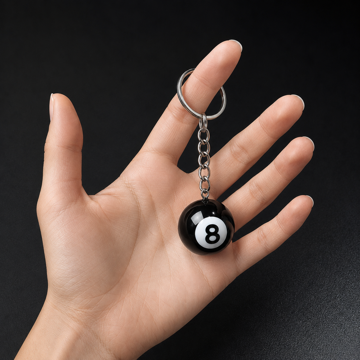 8 Ball Keychain