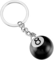Llavero de bola ocho (Compre 3 o más y obtenga un 20 % de descuento)