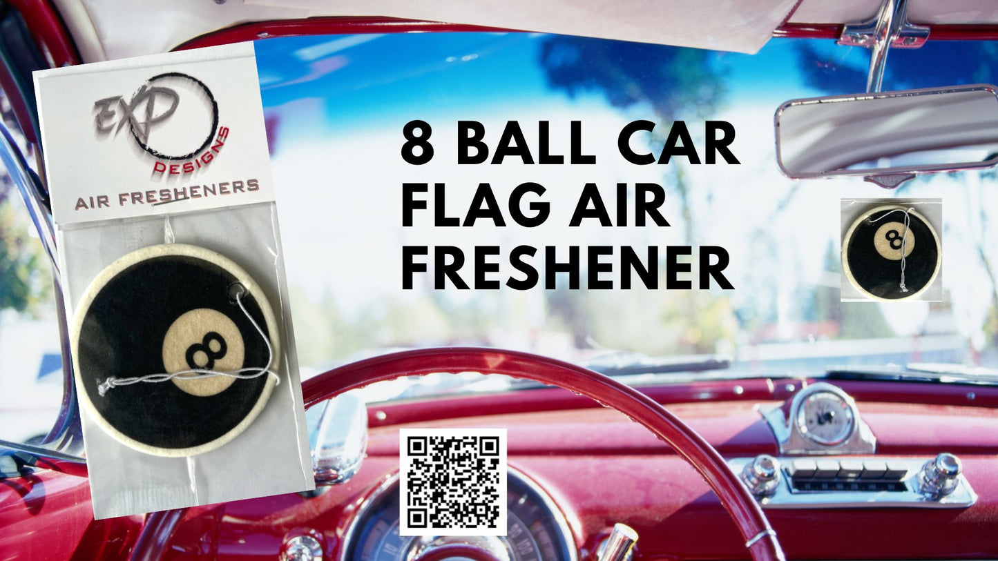 Eight Ball Car Air Freshener