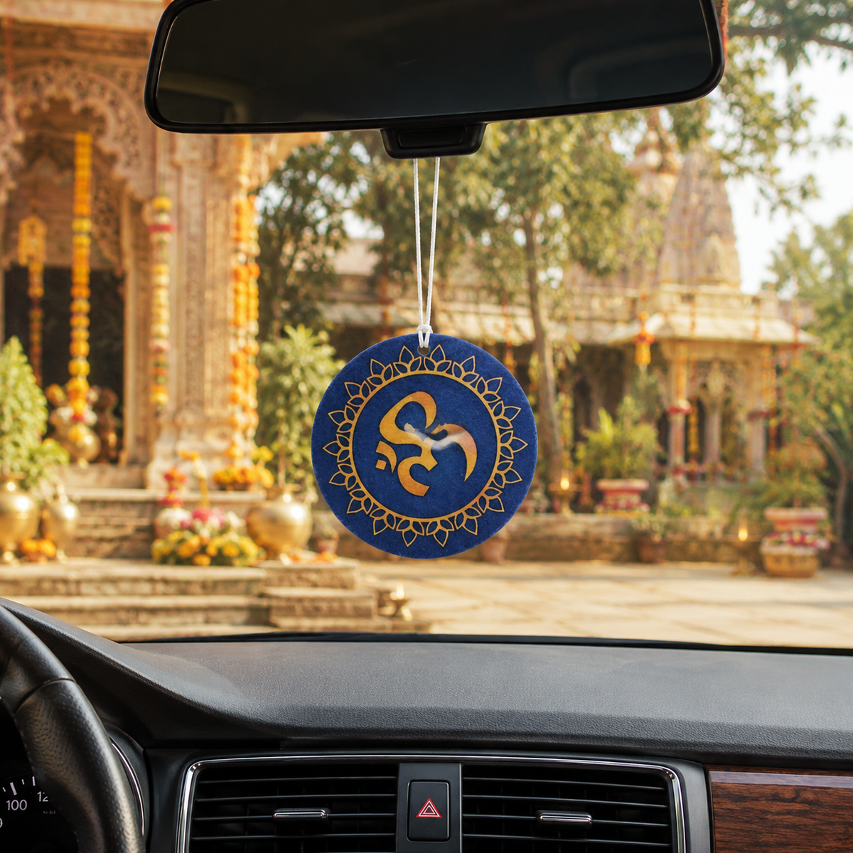 Aum Hindu Symbol Car Freshener