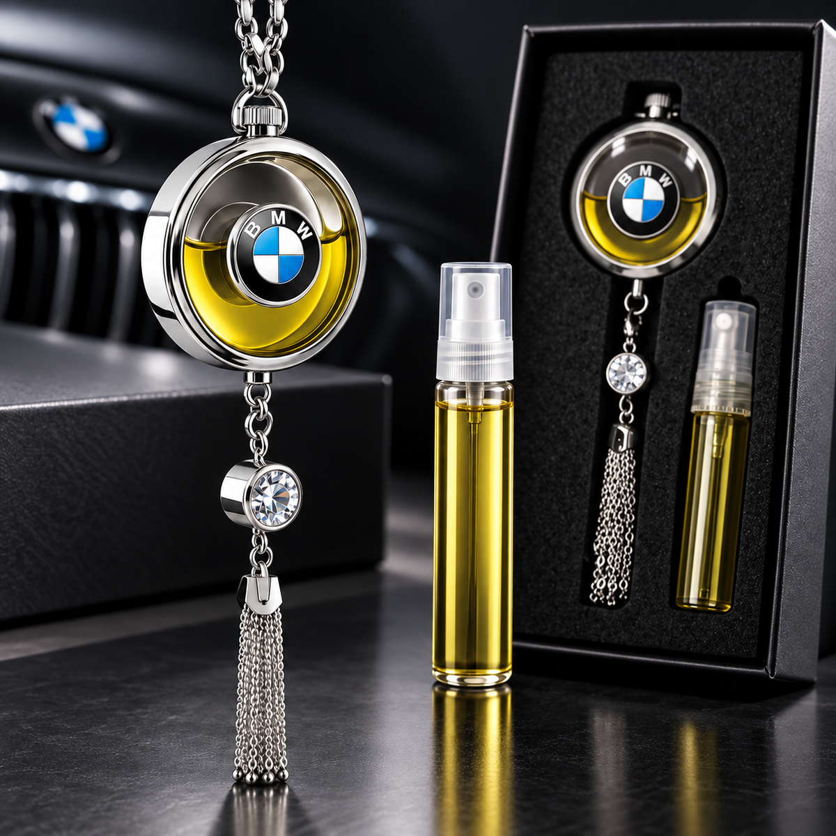 Car Brand Hanging Diffuser — Rearview Mirror Pendant