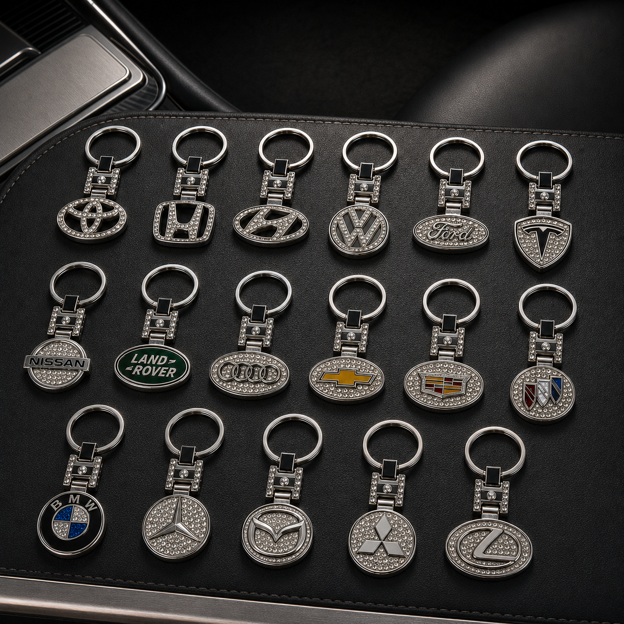 Car Emblem Luxury Keychains