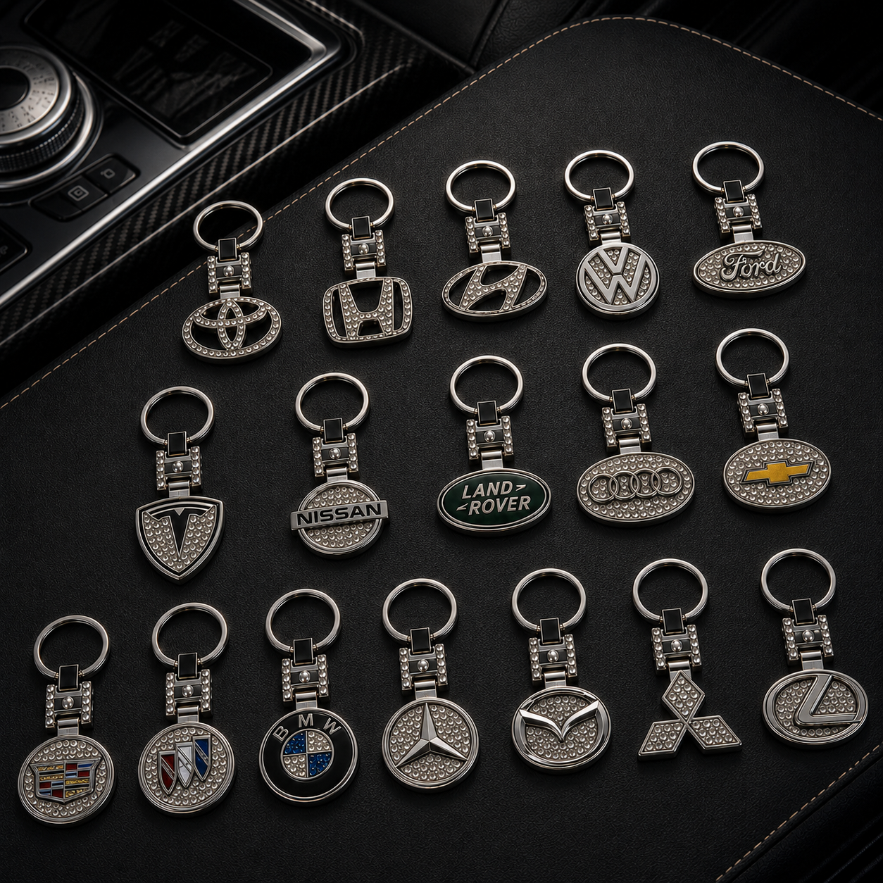 Car Emblem Luxury Keychains