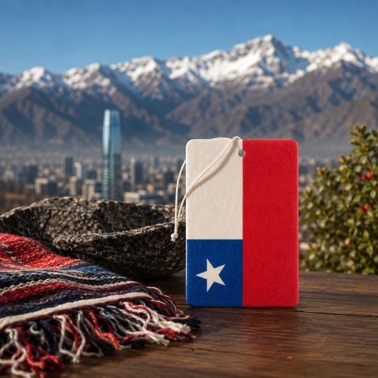 Ambientador con la bandera de Chile