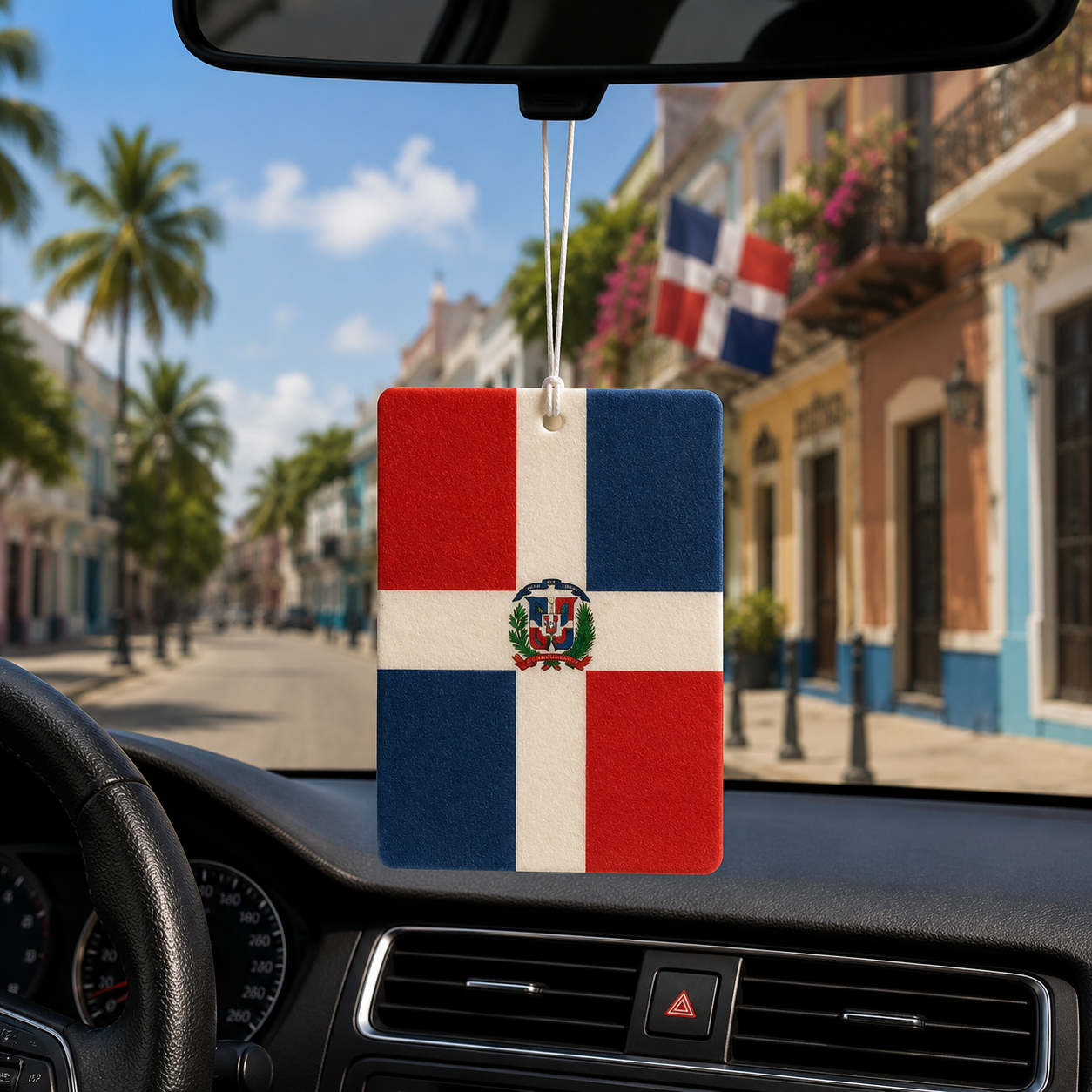Dominican Flag Freshener