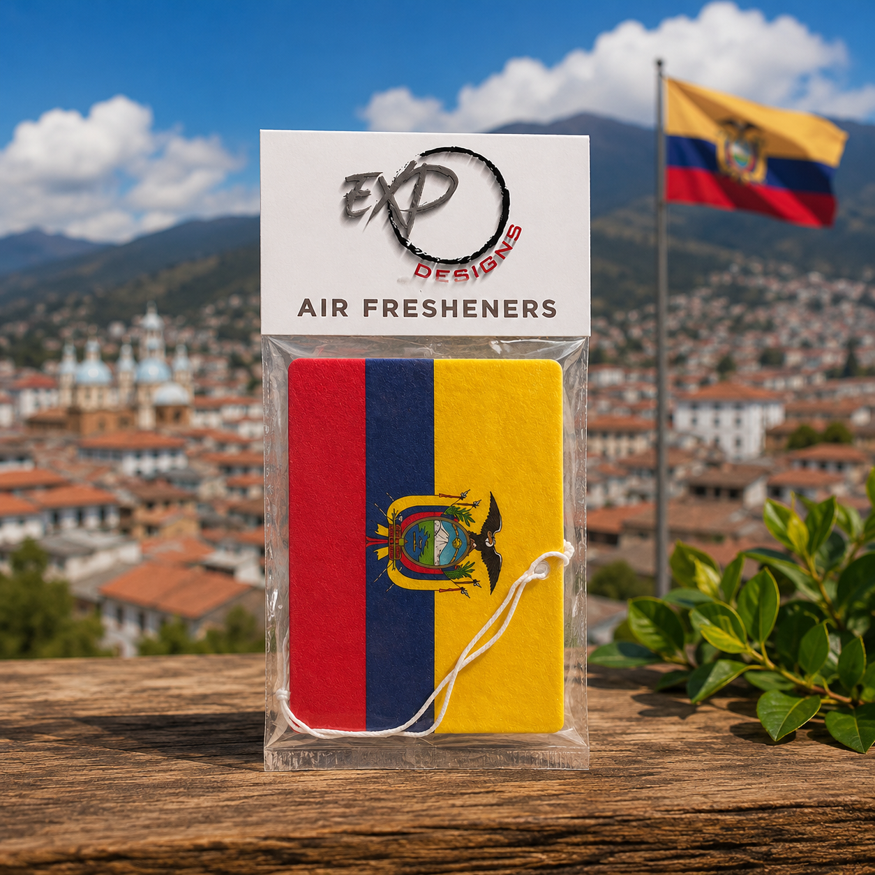 Ecuador Flag Freshener