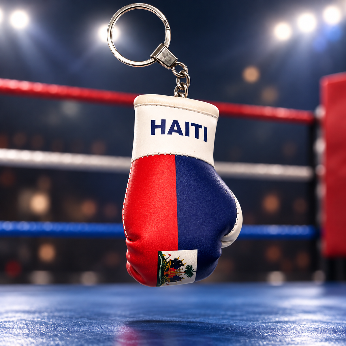Mini Boxing Glove Keychain — Flag Edition