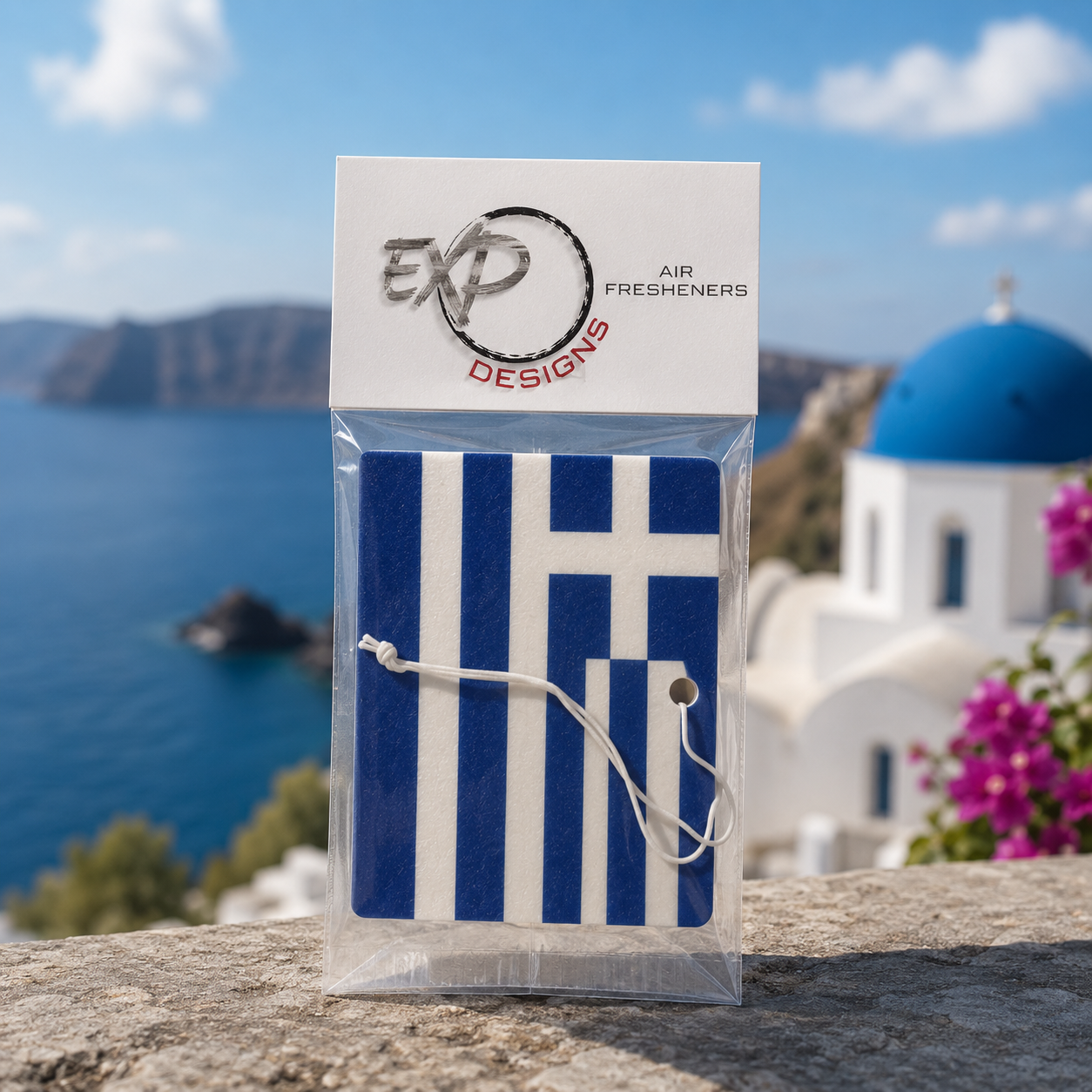 Greece Flag Freshener