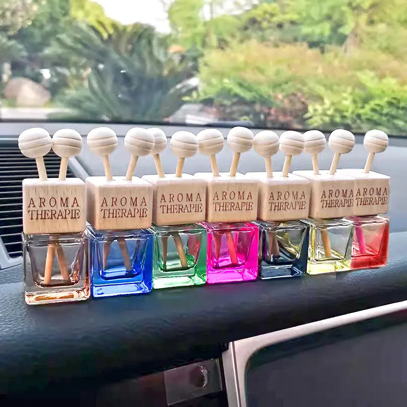 Vent Clip - Colorful Square Bottle Diffuser - All Aroma Scent