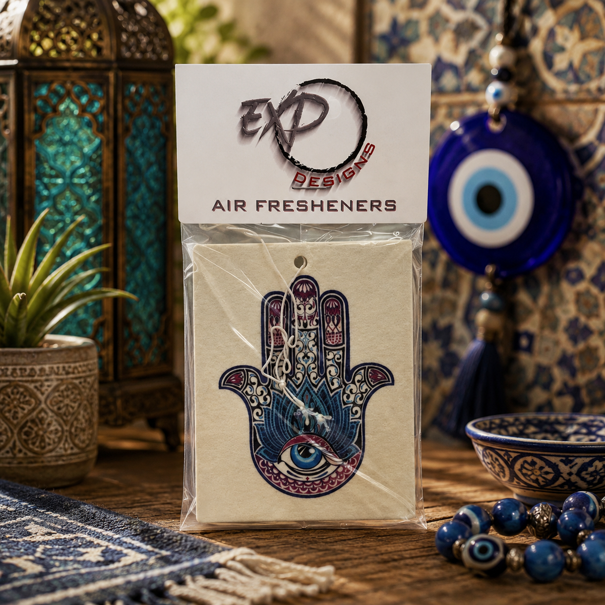 HAMSA Flag - Car Air Freshener