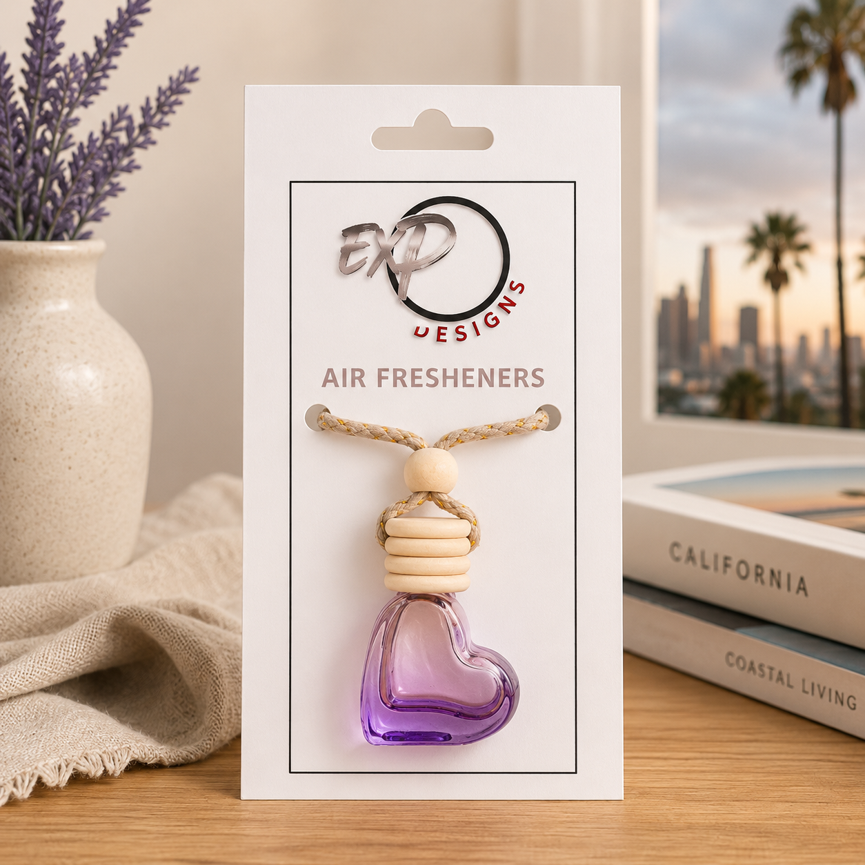 Heart Shaped Hanging Car Diffuser