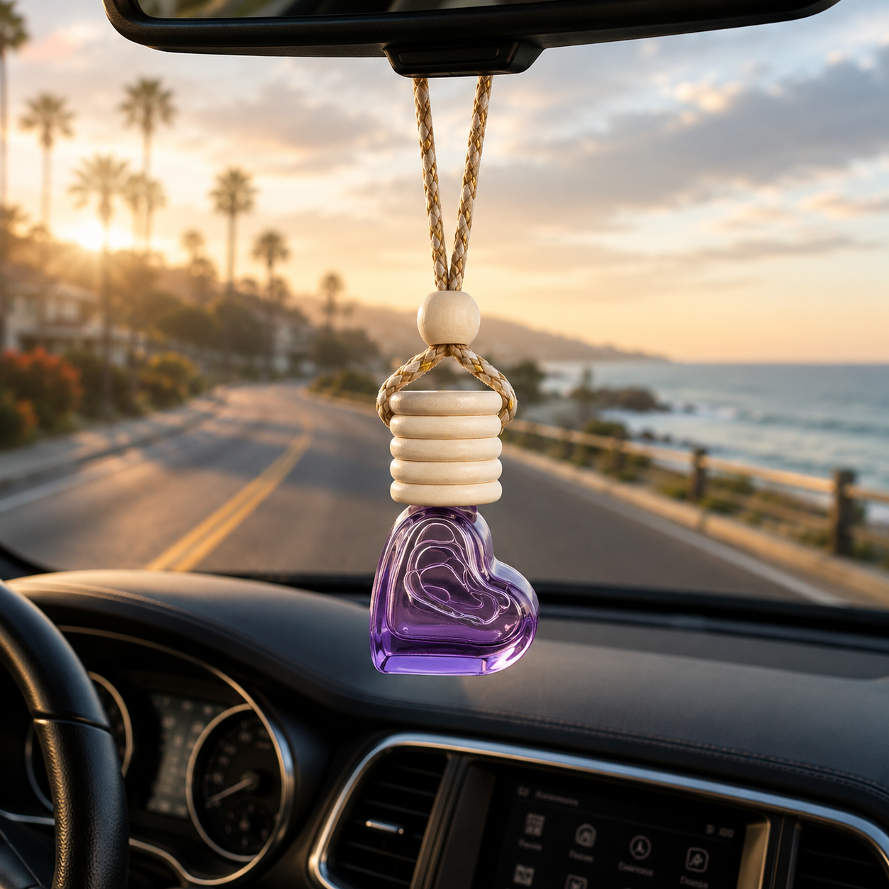 Heart Shaped Hanging Car Diffuser