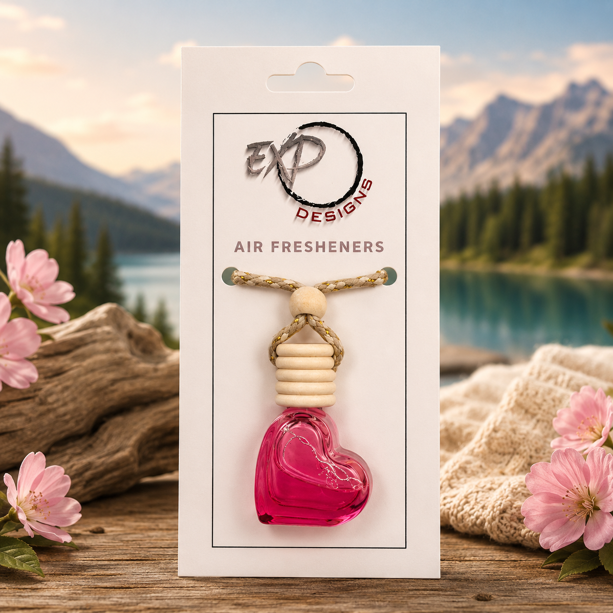 Heart Shaped Hanging Car Diffuser