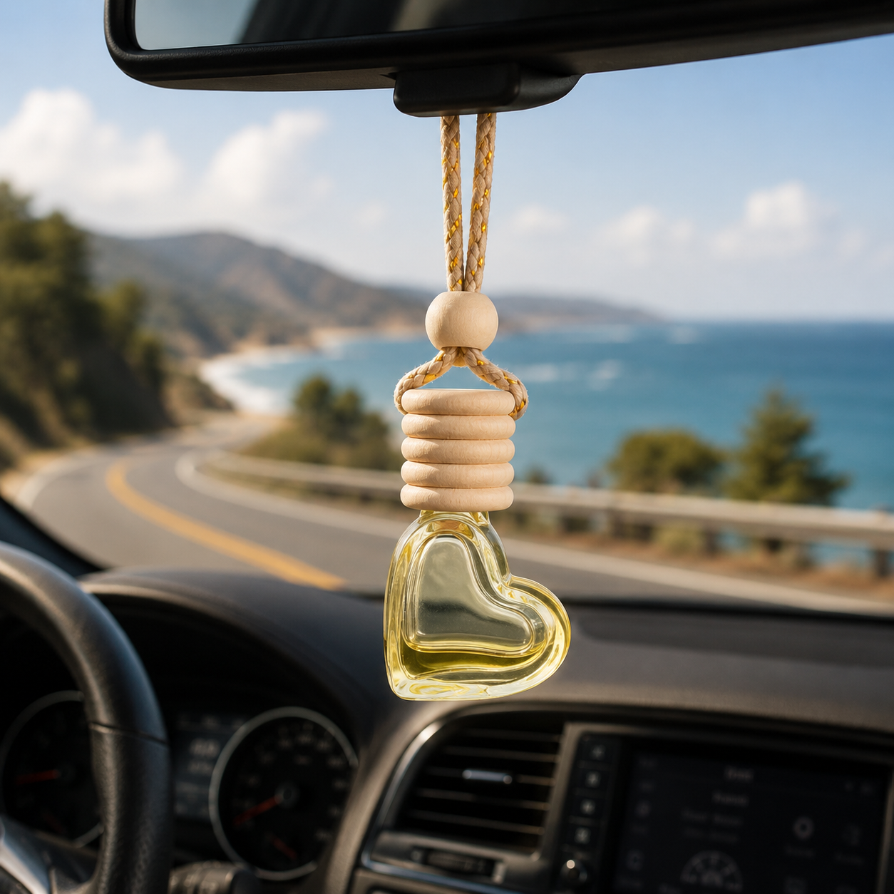 Heart Shaped Hanging Car Diffuser