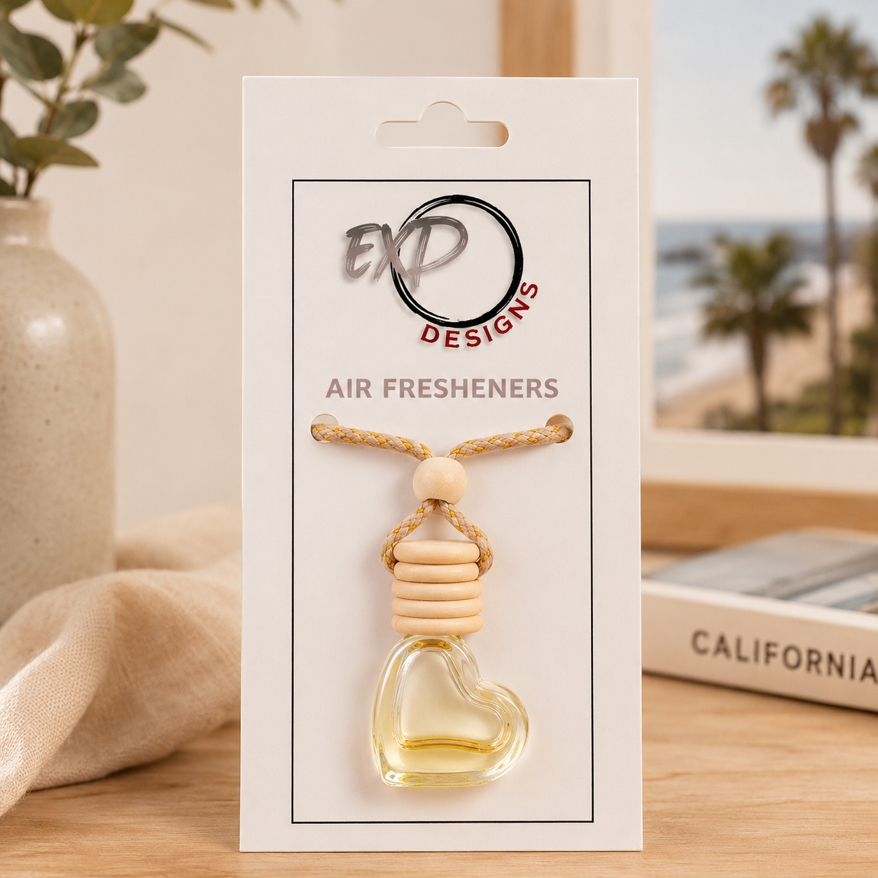 Heart Shaped Hanging Car Diffuser