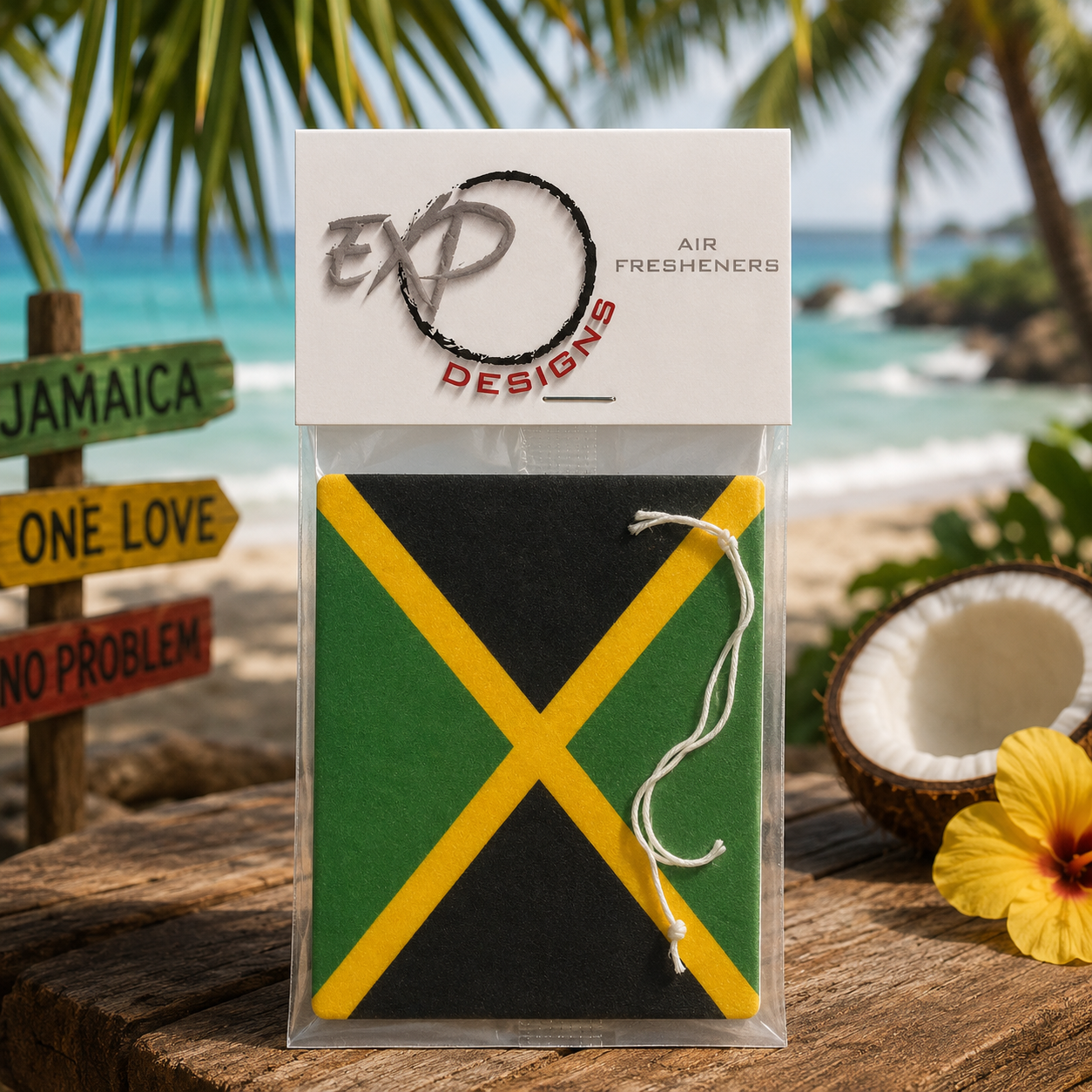 Jamaican Flag Freshener