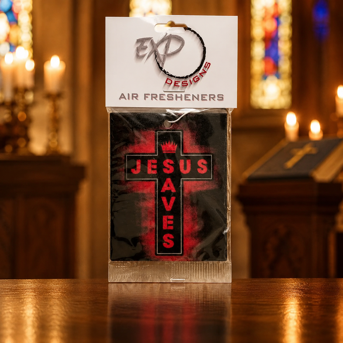 Jesus Saves – Car Air Freshener