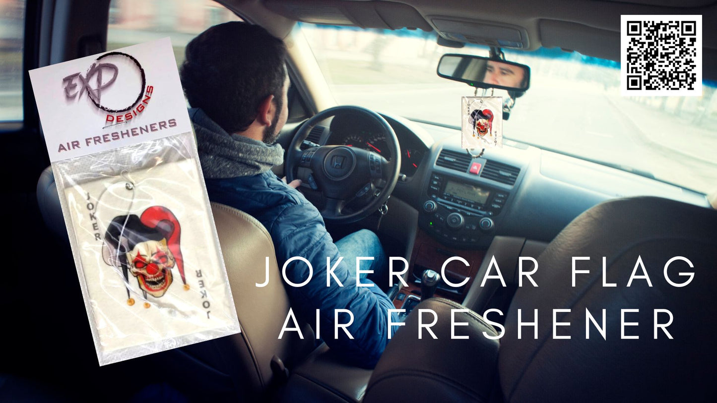 Joker Card Car Air Freshener