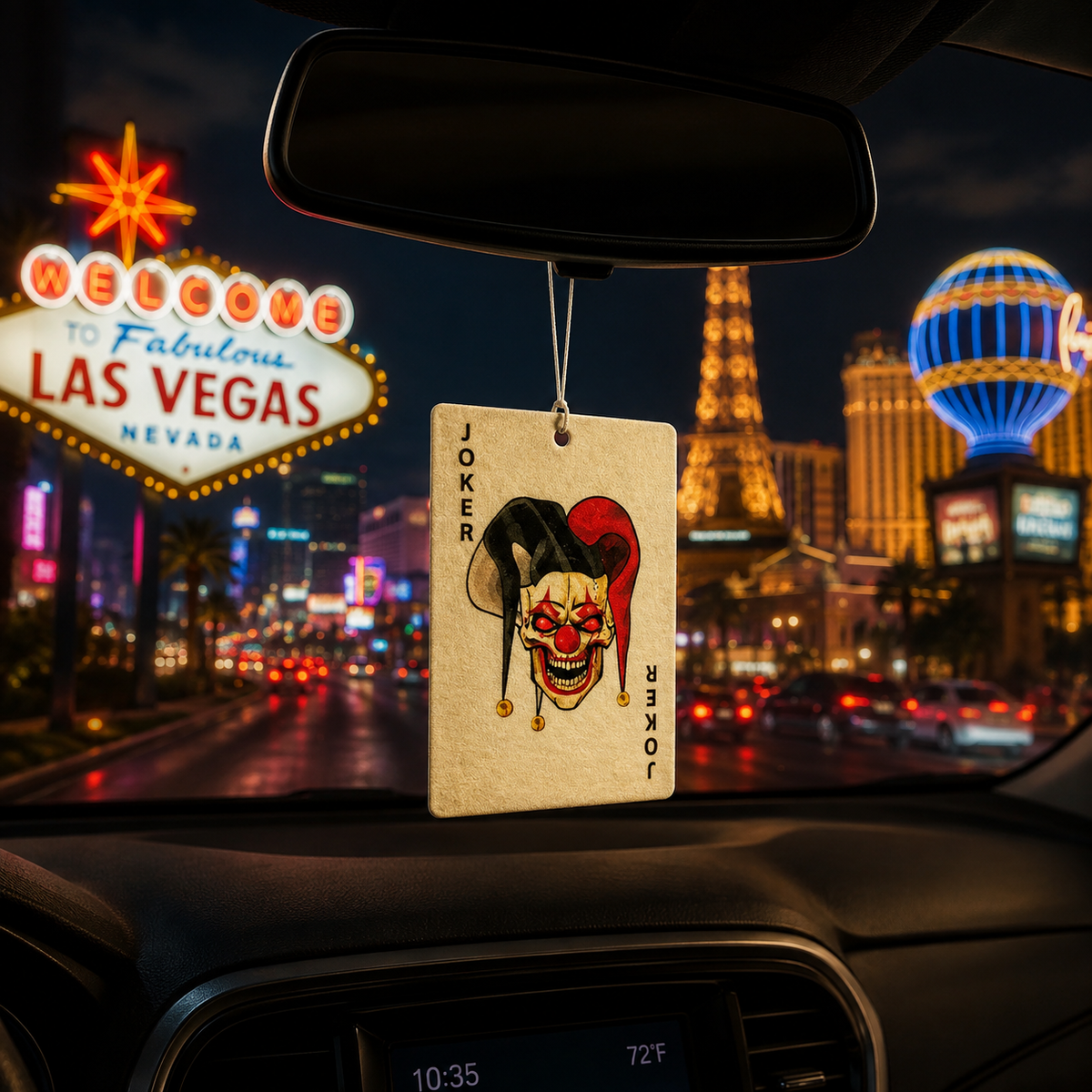 Joker Card Car Air Freshener