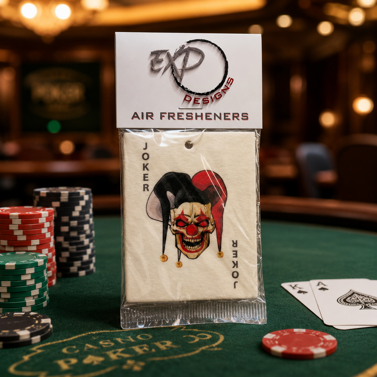 Joker Card Car Air Freshener