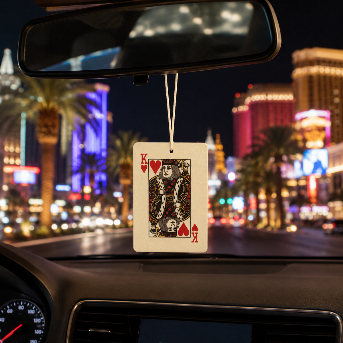 King of Hearts Card Car Air Freshener