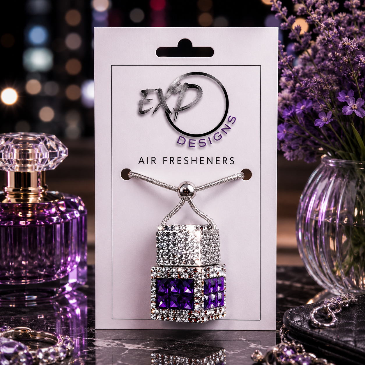 Luxury Diffuser Bottle – Bling Edition