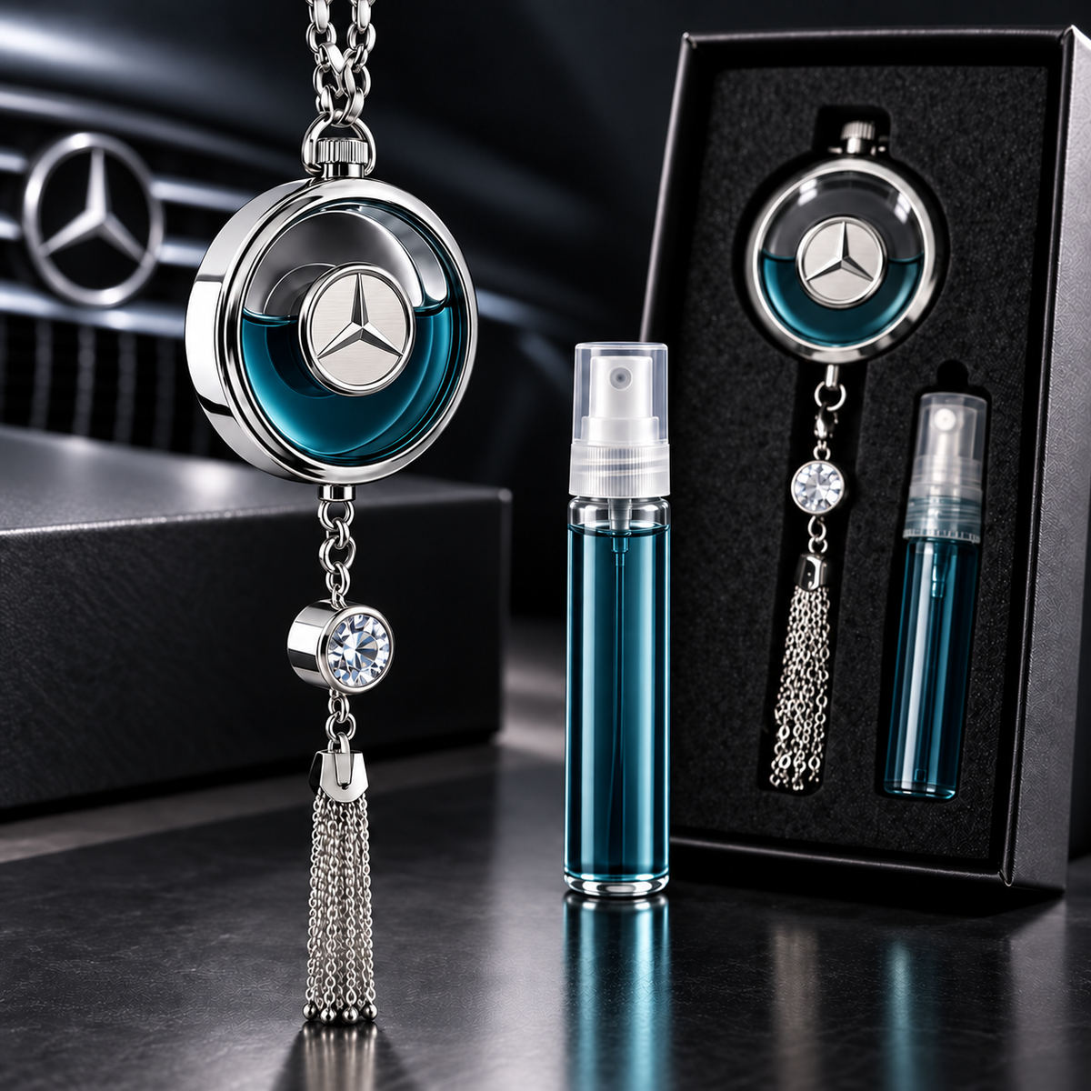 Car Brand Hanging Diffuser — Rearview Mirror Pendant