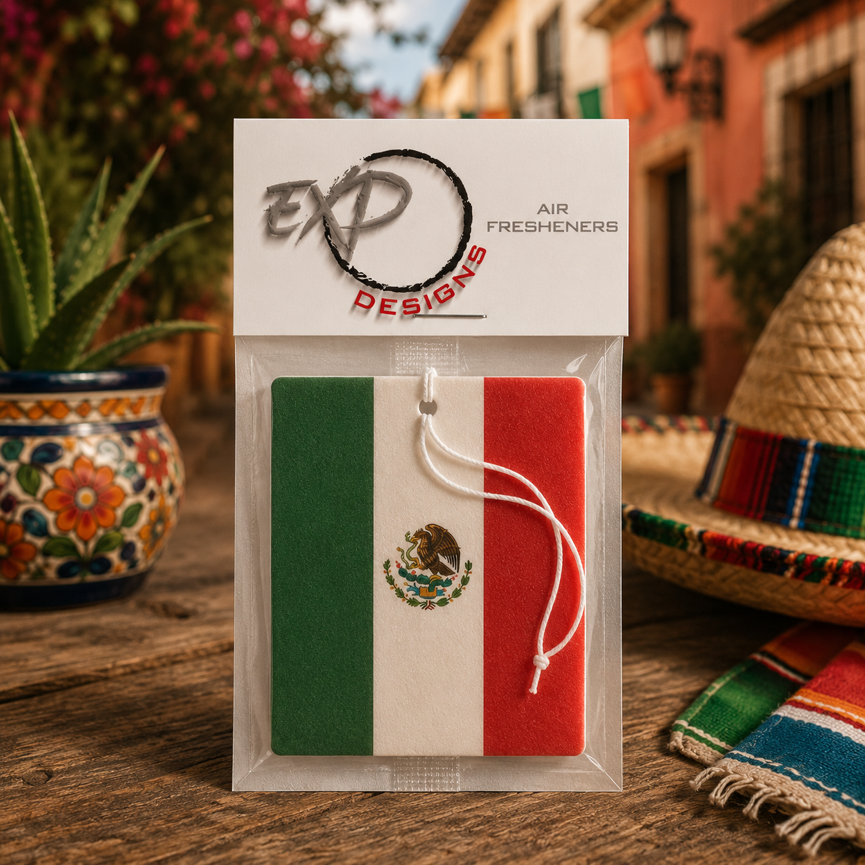 Mexican Flag Freshener