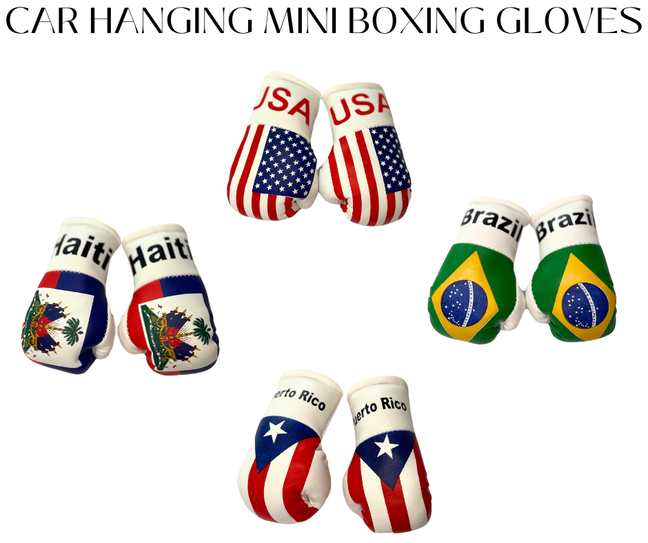 Mini Boxing Gloves - All Nation Flag