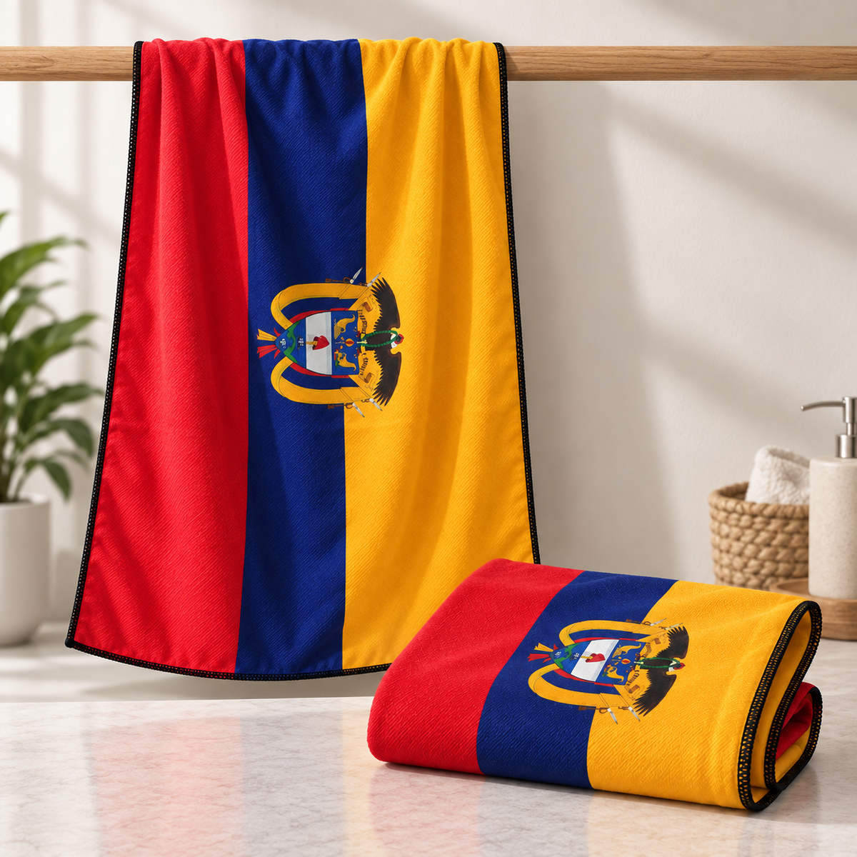 Mini Toallas - Bandera de Todas las Naciones - Ajuste de Secado Rápido -