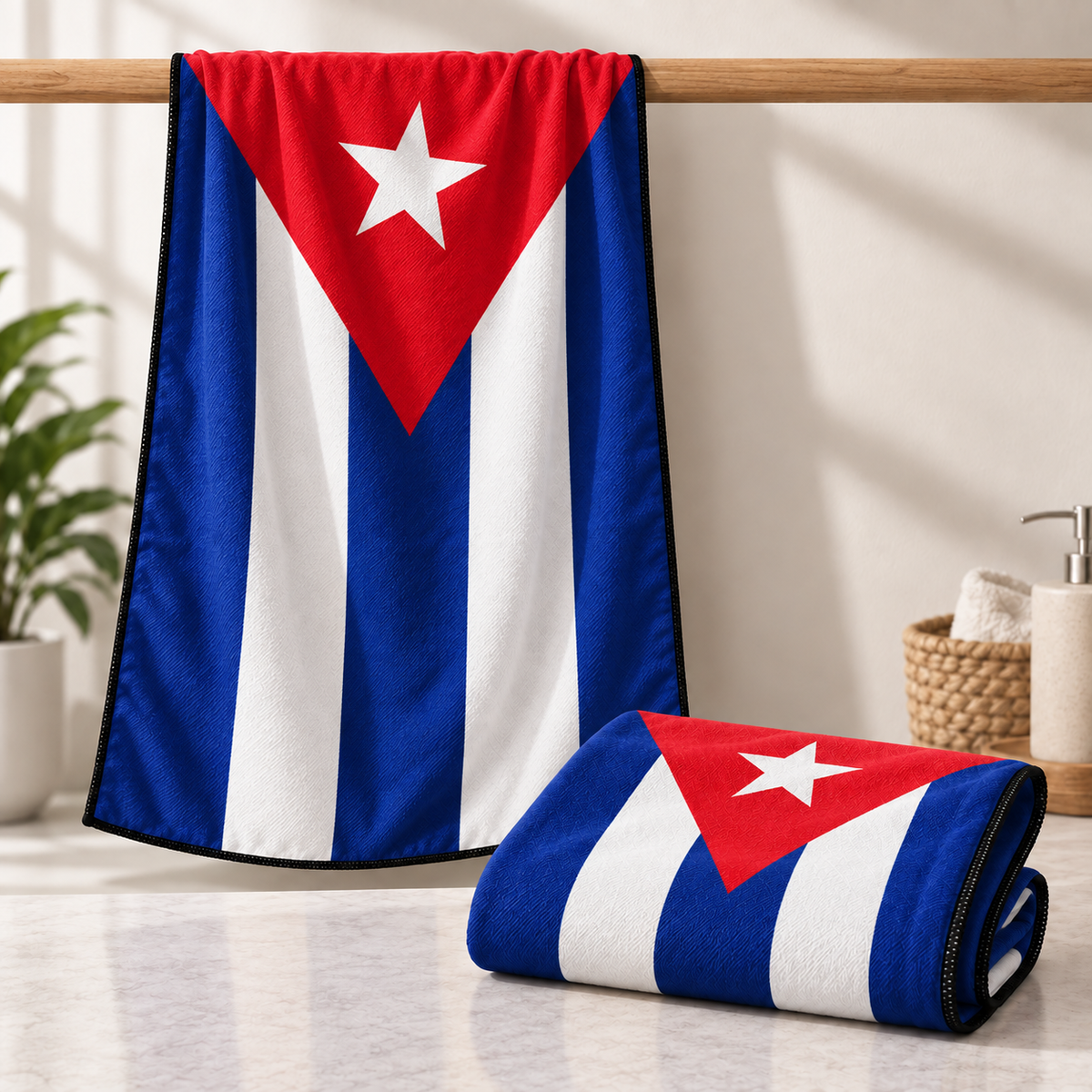 Mini Toallas - Bandera de Todas las Naciones - Ajuste de Secado Rápido -