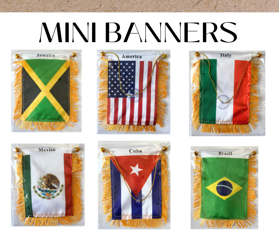 Mini Banner - All Nation Flag